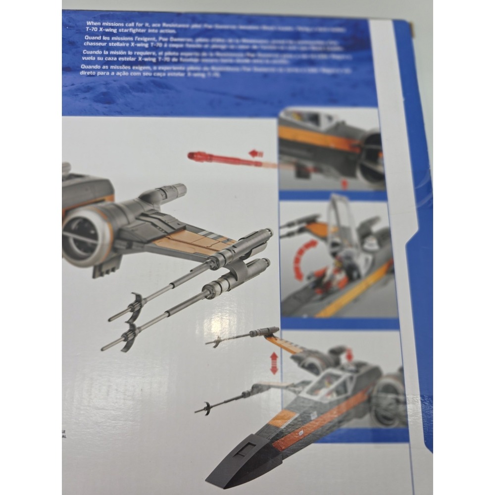 Hasbro 2015 STAR WARS THE FORCE AWAKENS POE'S X-WING FIGHTER w/ POE New! SEALED - Picture 10 of 13